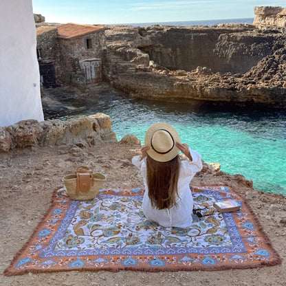 Raffia Woven Picnic Rug XL